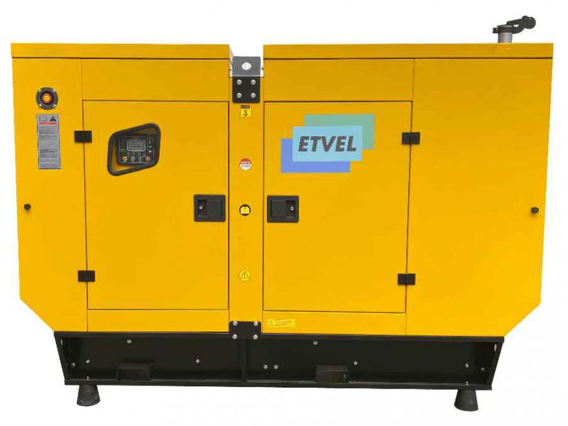 Дизельный генератор ETVEL ED-20B в кожухе с АВР